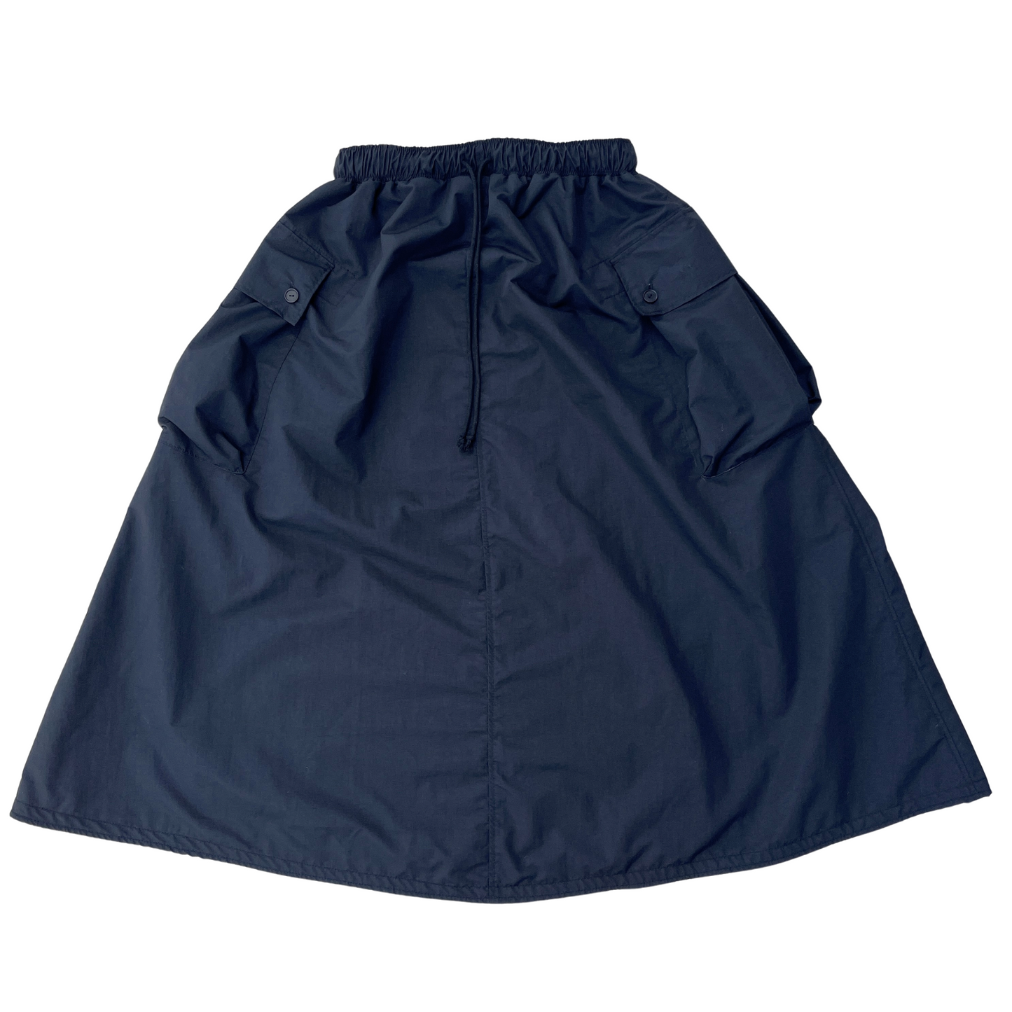 Pleated Pocket Skirt - Black