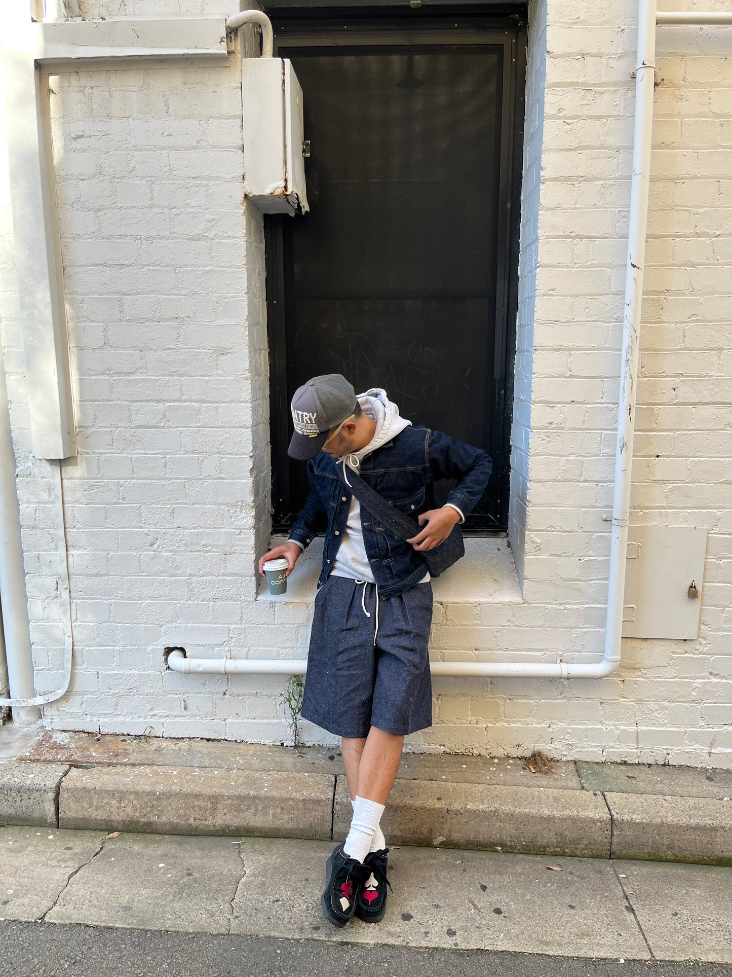 Super Easy Shorts (USN) - Japanese Nep Denim 9.5oz