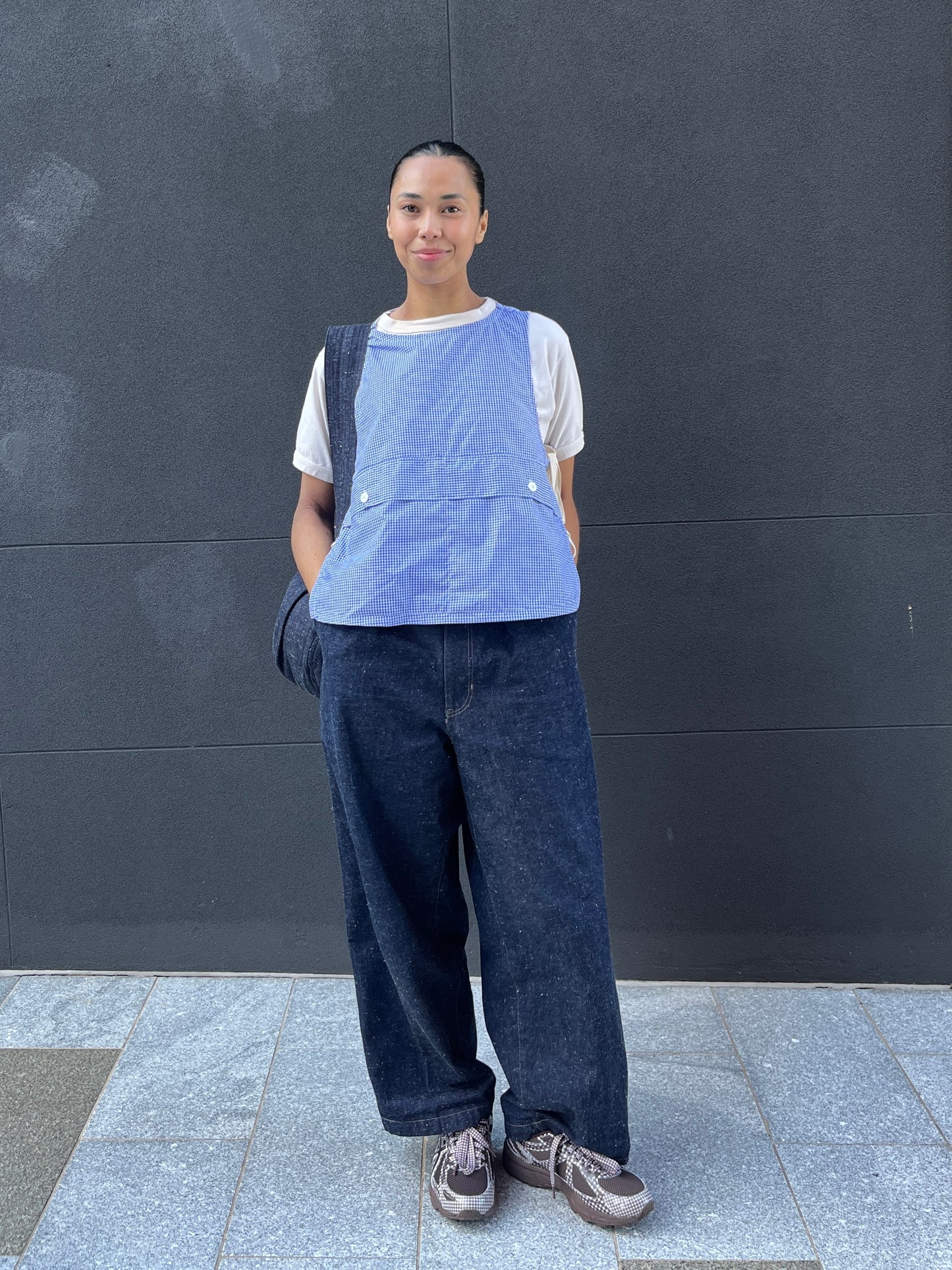 Training Vest - Blue Gingham