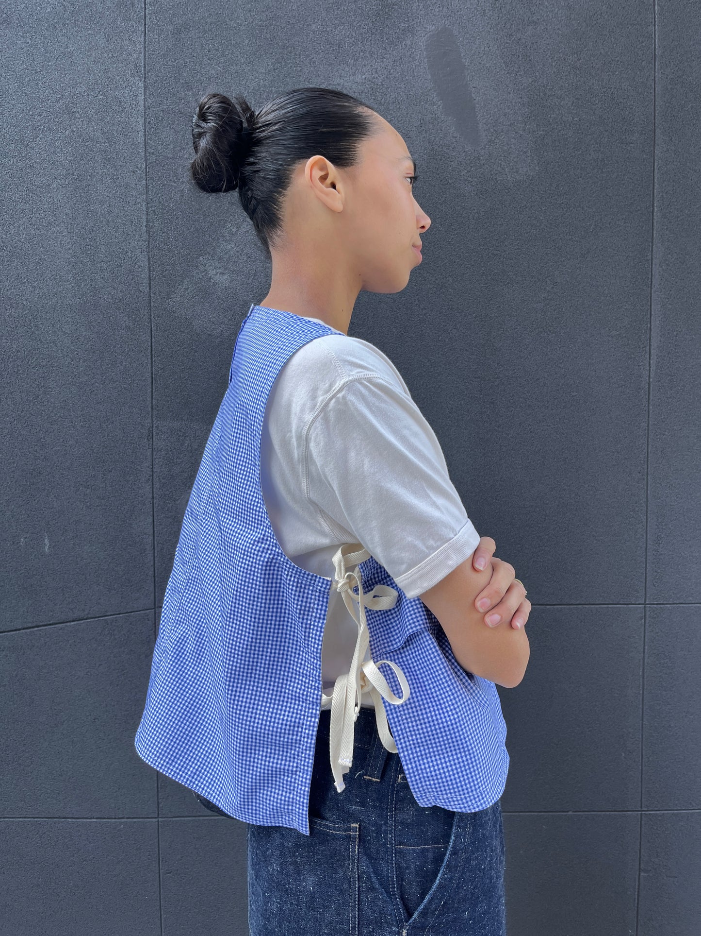 Training Vest - Blue Gingham