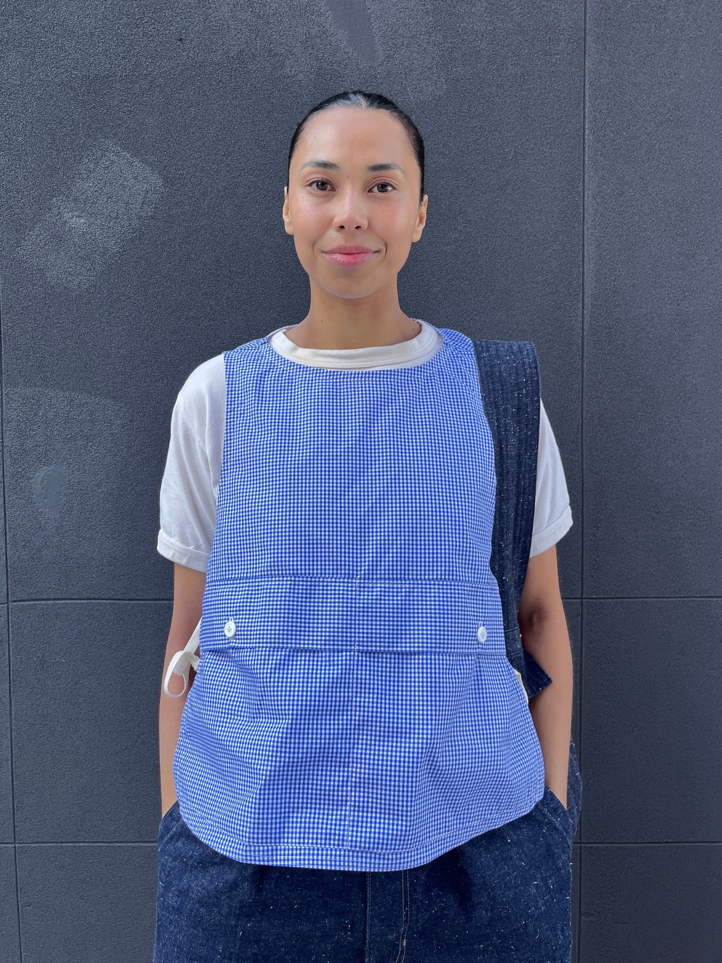 Training Vest - Blue Gingham
