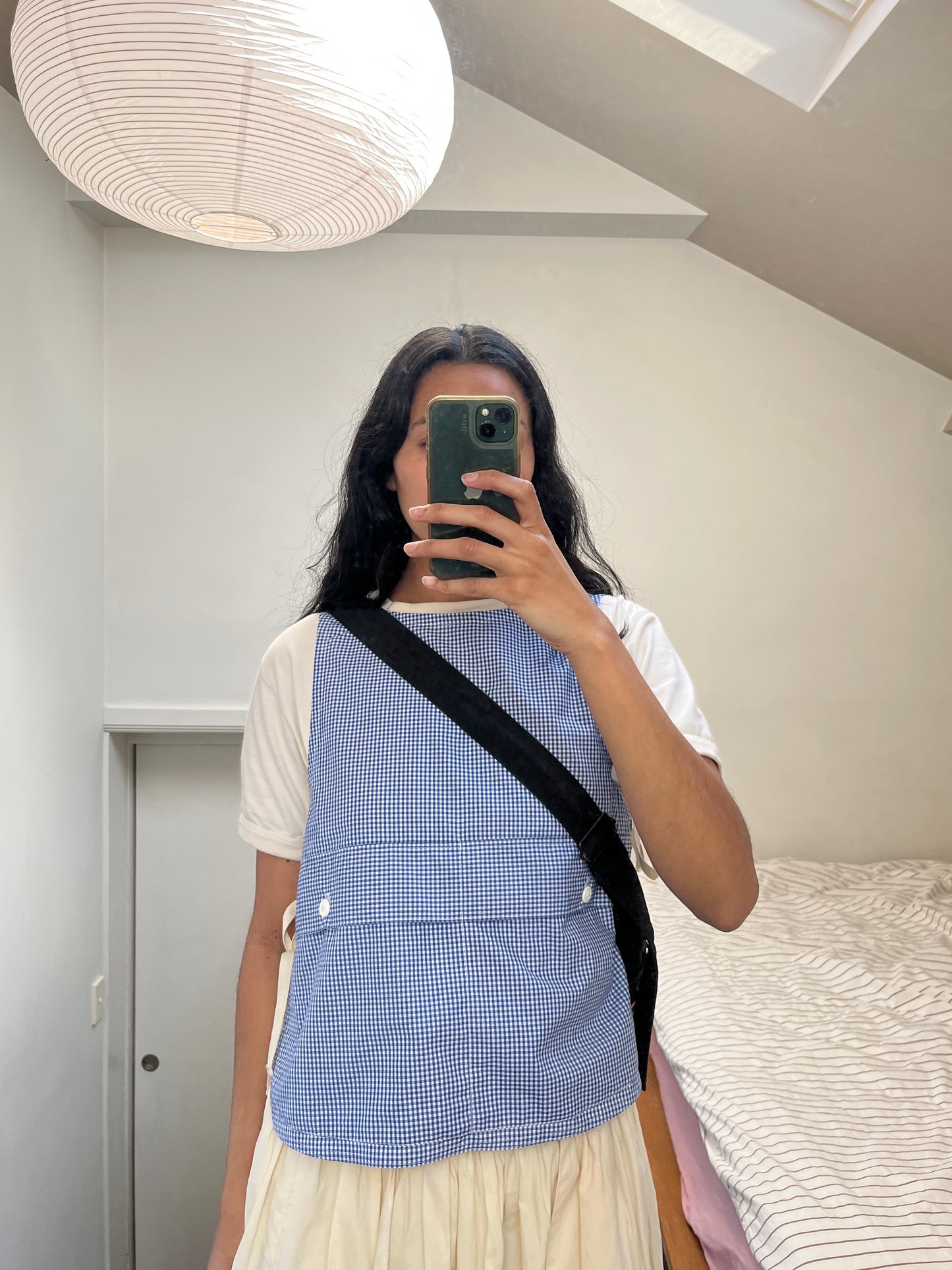 Training Vest - Blue Gingham
