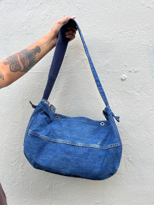 Newspaper Bag  - Reworked Denim 02