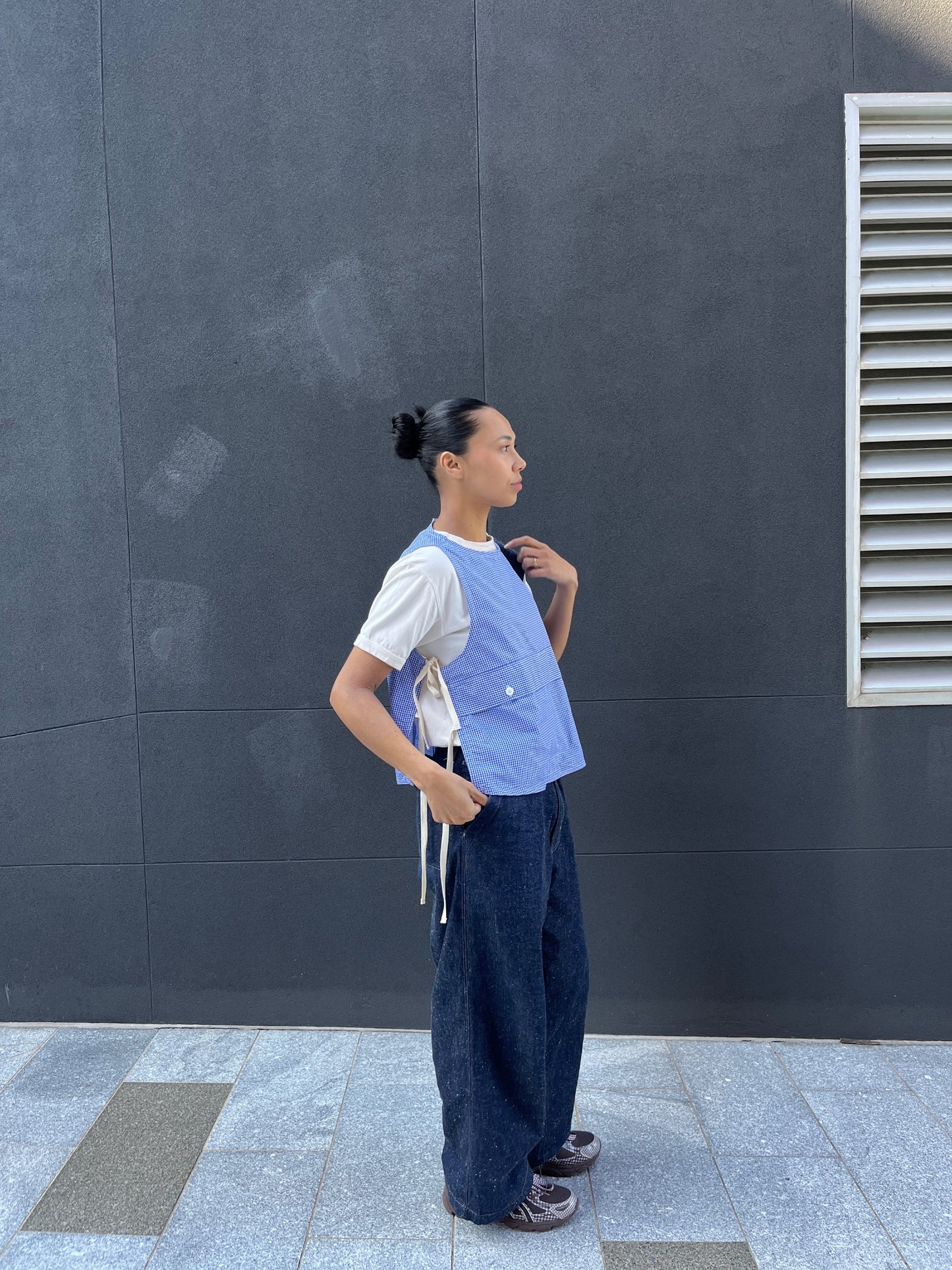 Training Vest - Blue Gingham