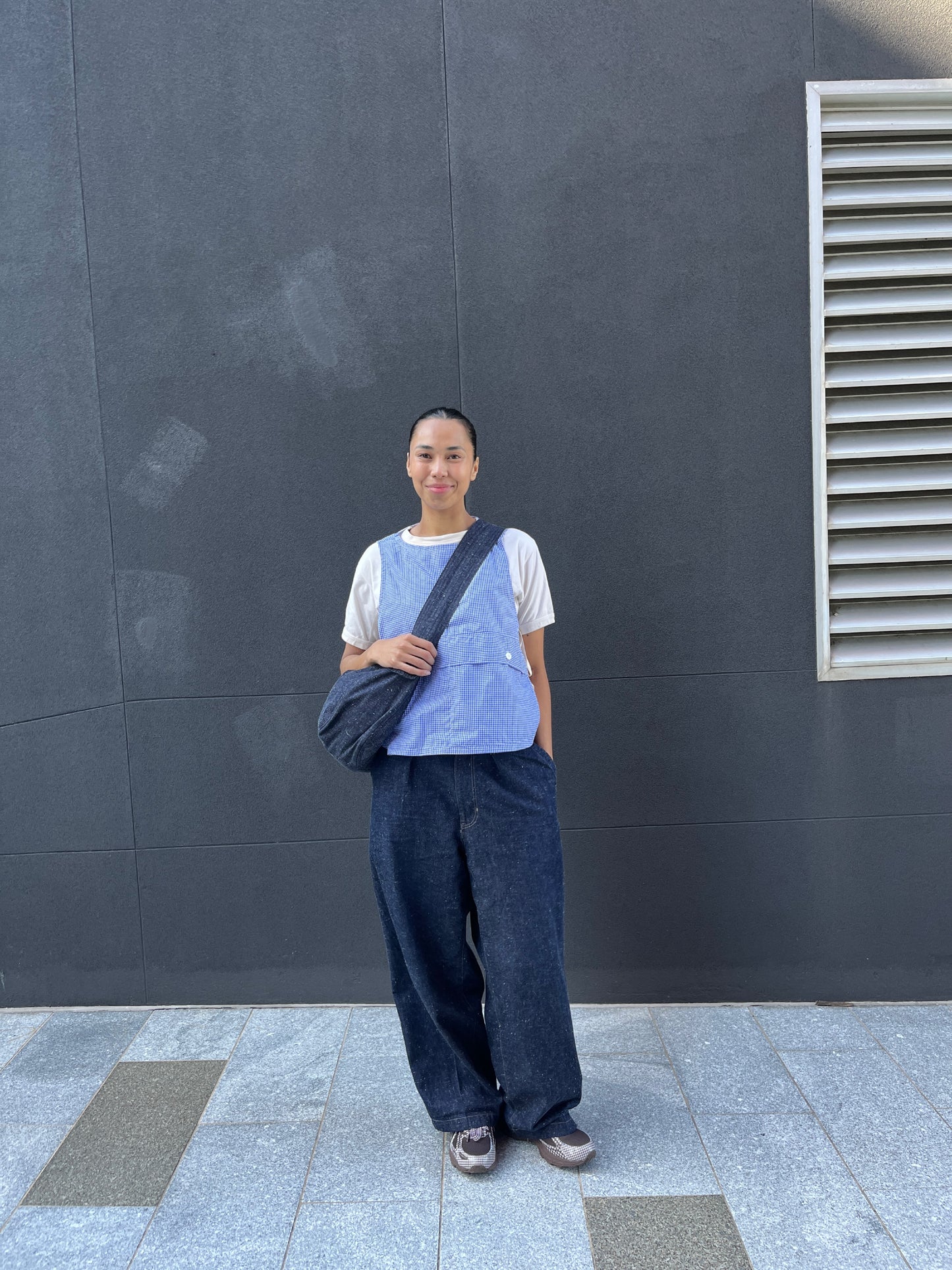 Training Vest - Blue Gingham
