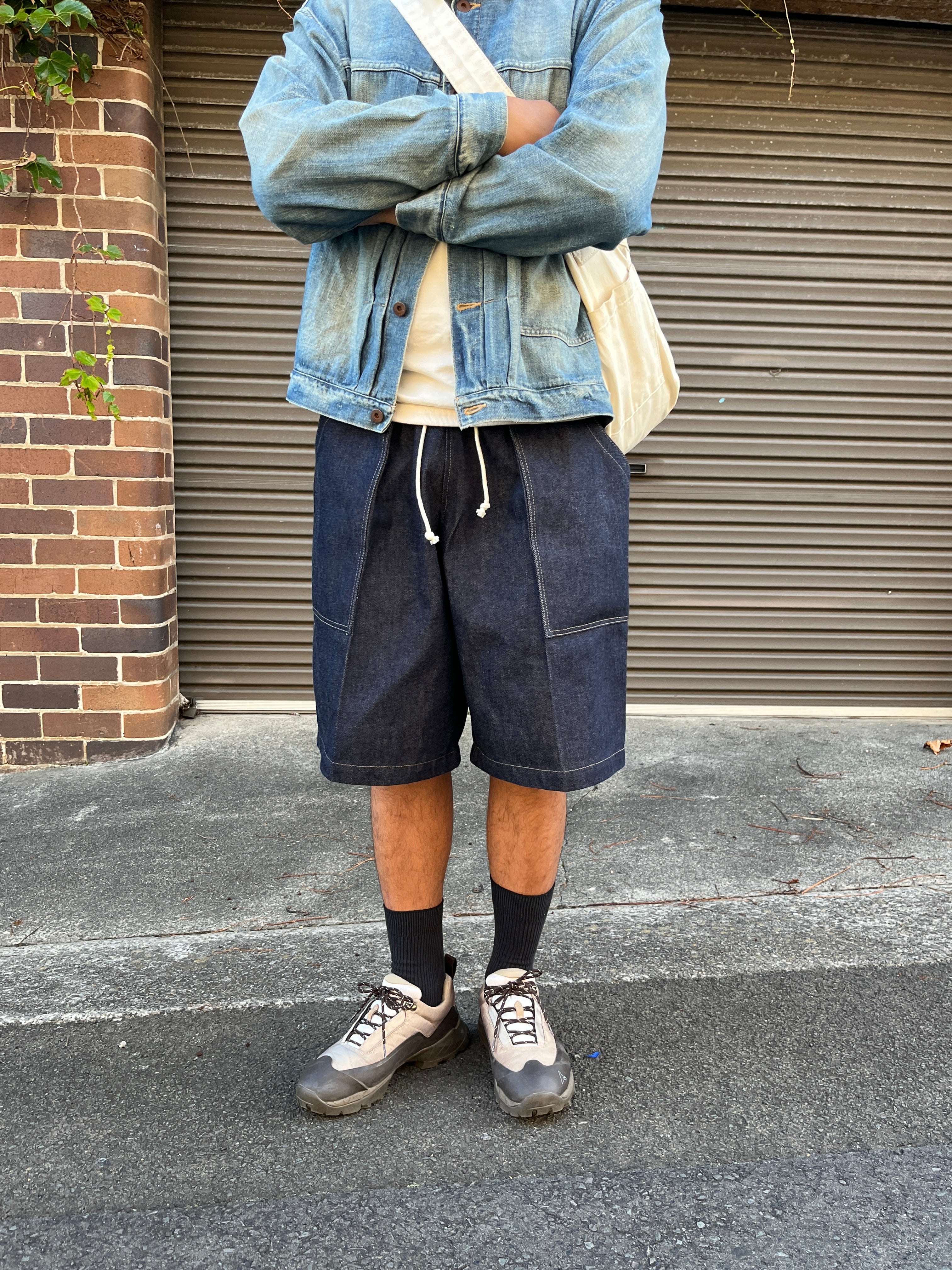 【美品】DENIM EASY SHORTS cn52464332.jpg