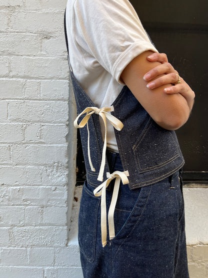 Overall Top - Japanese Nep Denim 9.5oz