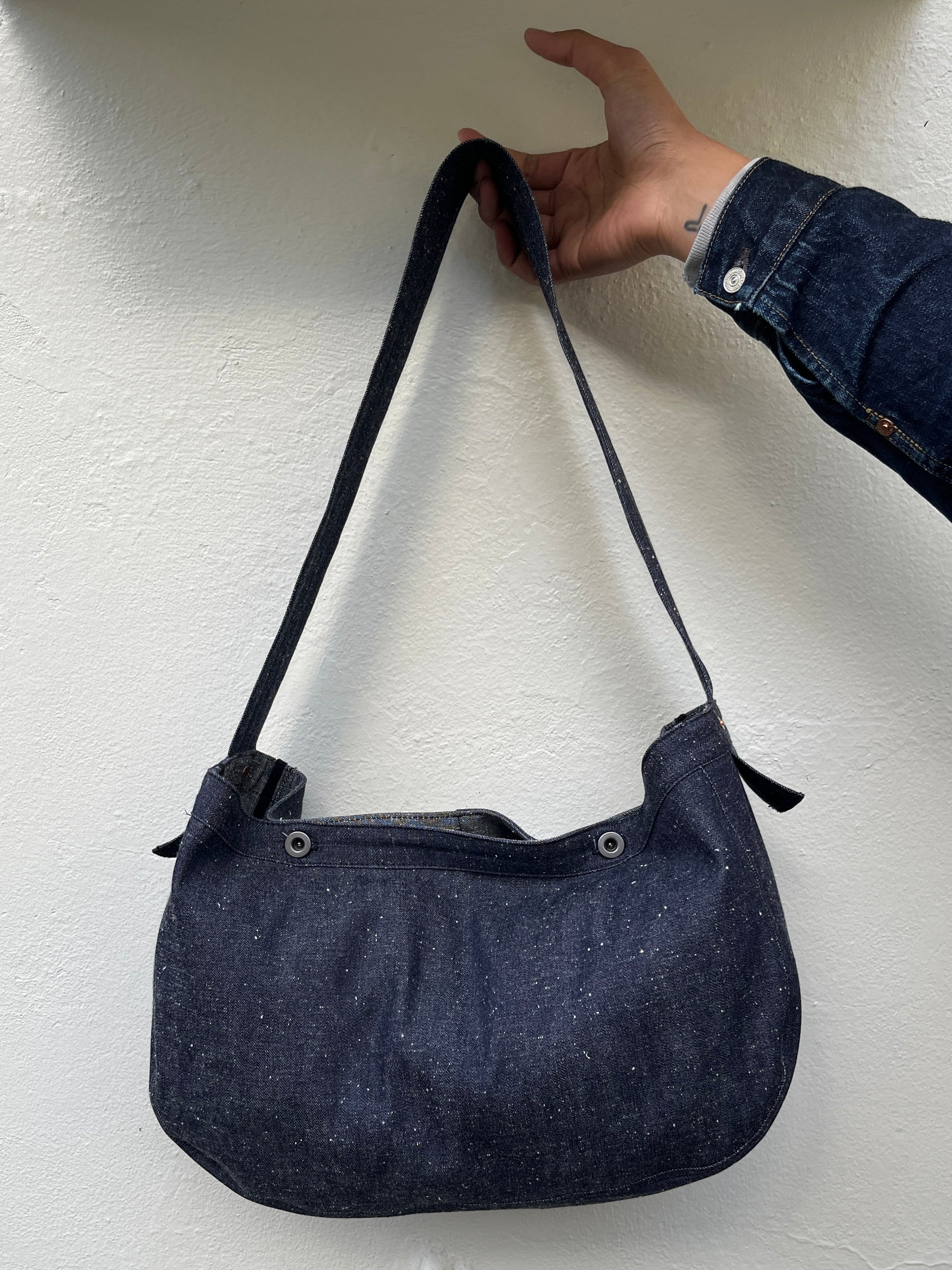 Newspaper Bag - Nep Japanese Denim 9.5oz – Sunny's Slow Made Goods