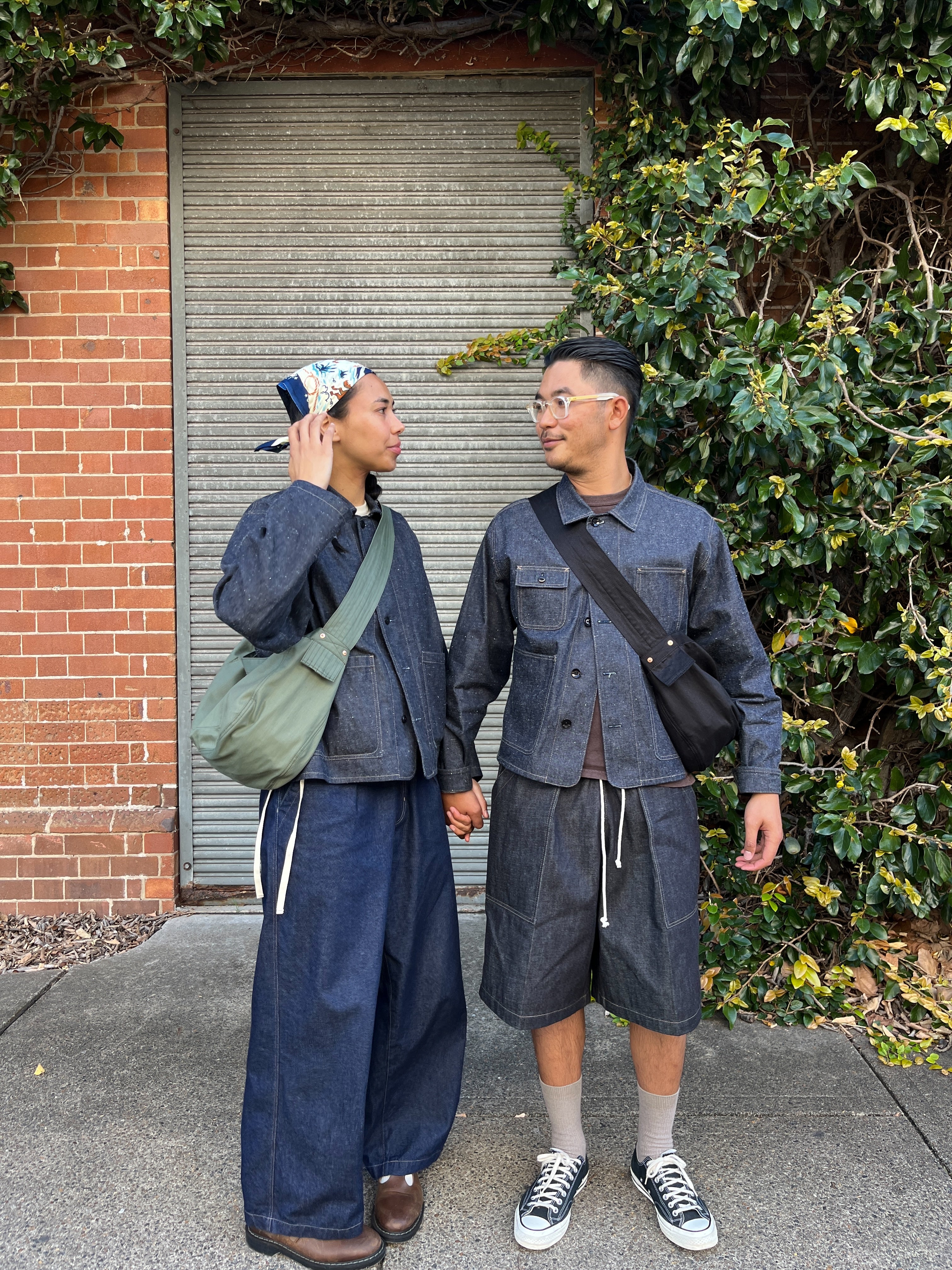 Newspaper Bag - Black Sateen Twill – Sunny's Slow Made Goods