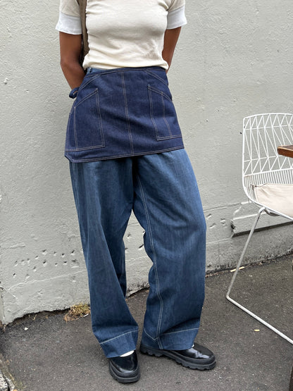 Apron Wrap - Japanese Denim