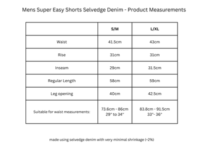Super Easy Shorts - Denim