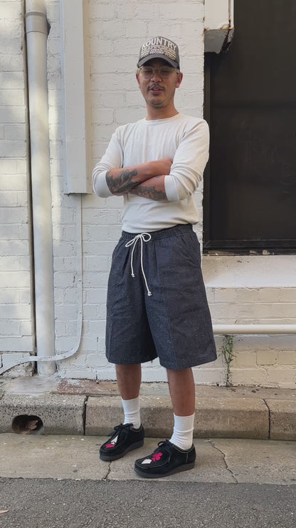 Super Easy Shorts (USN) - Japanese Nep Denim 9.5oz